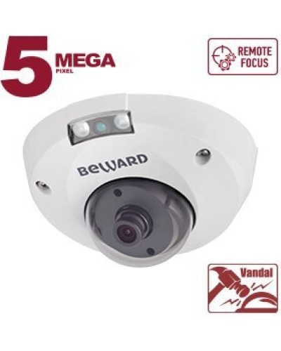 B5320DMR (3.6мм). Видеокамера IP купольная. Beward в Батайске