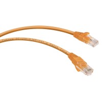 PC-UTP-RJ45-Cat.6-5m-OR (8702c), оранжевый. Патч-корд медный. CABEUS
