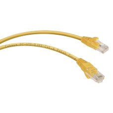 PC-UTP-RJ45-Cat.6-1.5m-YL (8706c), желтый. Патч-корд медный. CABEUS