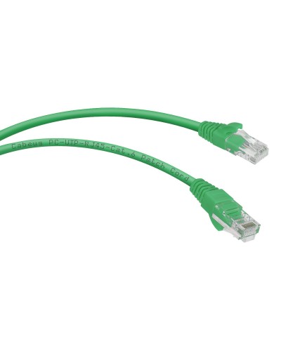 PC-UTP-RJ45-Cat.6-1m-GN (8684c), зелёный. Патч-корд медный. CABEUS в Батайске
