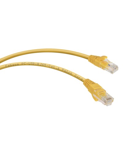 PC-UTP-RJ45-Cat.6-3m-YL (8708c), желтый. Патч-корд медный. CABEUS в Батайске