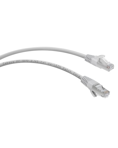 PC-SSTP-RJ45-Cat.6a-0.5m-LSZH (7900c), серый. Патч-корд медный. CABEUS в Батайске