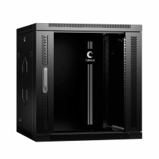 SH-05F-12U60/45-R-BK (10769c). Шкаф телекоммуникационный 19 настенный 12U. CABEUS