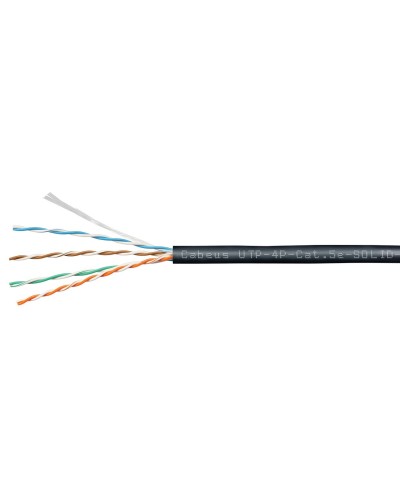 UTP-4P-Cat.6-SOLID-OUT-LSZH-UV-100 (9641c-5). Кабель «витая пара» (LAN) для структурированных систем связи. CABEUS в Батайске