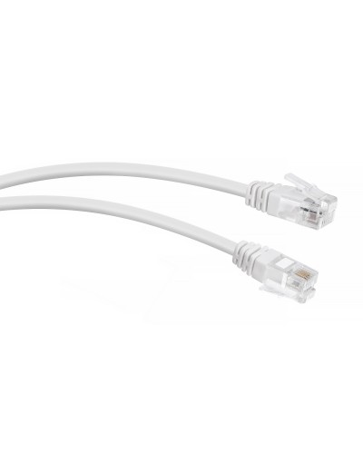 PC-TEL-RJ12-1m (7887c), белый. Патч-корд медный. CABEUS в Батайске