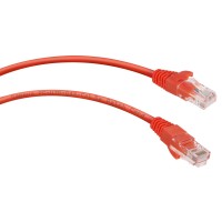 PC-UTP-RJ45-Cat.5e-0.15m-RD (8986c), красный. Патч-корд медный. CABEUS