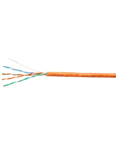 UTP-4P-Cat.5e-SOLID-LSZH-OR-LIGHT-100 (10993c-5). Кабель «витая пара» (LAN) для структурированных систем связи. CABEUS в Батайске