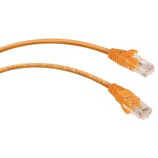 PC-UTP-RJ45-Cat.5e-2m-OR (7680c), оранжевый. Патч-корд медный. CABEUS