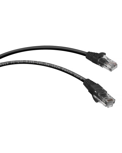 PC-UTP-RJ45-Cat.5e-5m-BK (7691c), чёрный. Патч-корд медный. CABEUS в Батайске
