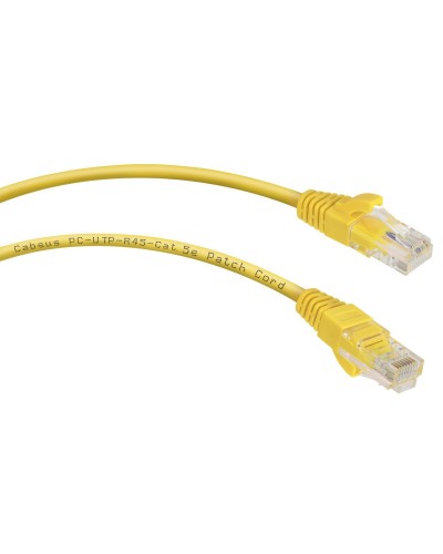 PC-UTP-RJ45-Cat.6-0.5m-YL (8704c), желтый. Патч-корд медный. CABEUS в Батайске