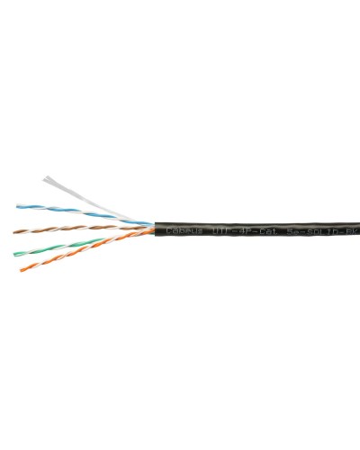 UTP-4P-Cat.5e-SOLID-BK-100 (7252c-5). Кабель «витая пара» (LAN) для структурированных систем связи. CABEUS в Батайске