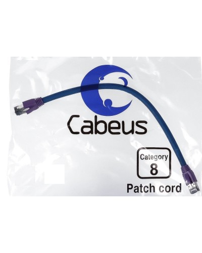PC-SSTP-RJ45-Cat.8-2m-LSZH (9703c), серый. Патч-корд медный. CABEUS в Батайске