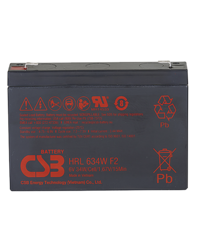 CSB HRL 634W FR. Аккумулятор герметичный свинцово-кислотный. CSB в Батайске