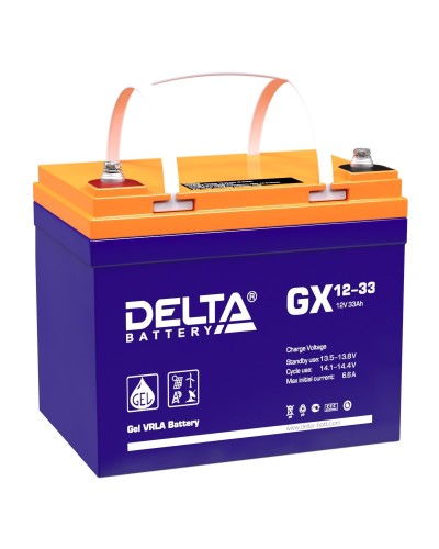 Delta GX 12-33. Аккумулятор герметичный свинцово-кислотный. Delta в Батайске