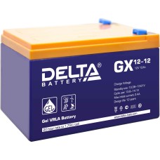 Delta GX 12-12. Аккумулятор герметичный свинцово-кислотный. Delta