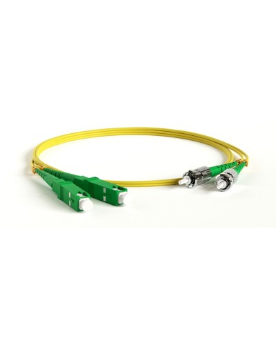 FC-D2-9-SC/AR-ST/AR-H-1M-LSZH-YL. Патч-корд волоконно-оптический ST-SC. Hyperline в Батайске