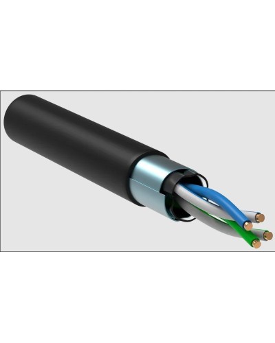 GENERICA F/UTP 5E 24AWG 2PR LDPE 1м черный 305м (BC3-C5E02-339-305-R-G). Кабель «витая пара» (LAN) для структурированных систем связи. IEK в Батайске