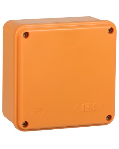 Коробка распаячная огнестойкая ПС 100х100х50 6P 6мм² IP44 гладкие стенки (UKF20-100-100-050-6-6-09). Коробка распаячная огнестойкая безгалогенная (HF). IEK в Батайске
