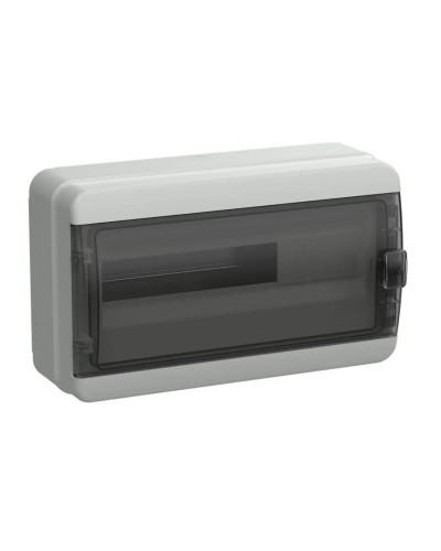 Корпус пластиковый КМПн-18 IP65 TEKFOR (TF5-KP72-N-18-65-K03-K02). Корпус модульный пластиковый черная прозрачная дверь. IEK в Батайске