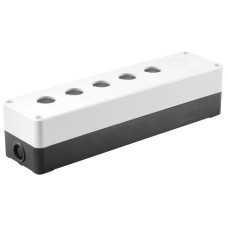 Корпус КП105(6) для кнопок 5(6) мест белый (BKP10-6-K01). Корпус для кнопочных постов. IEK