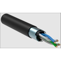 GENERICA U/UTP 5E 24AWG 2PR LDPE черный (BC3-C5E02-139-305-R-G). Кабель «витая пара» (LAN) для структурированных систем связи. IEK