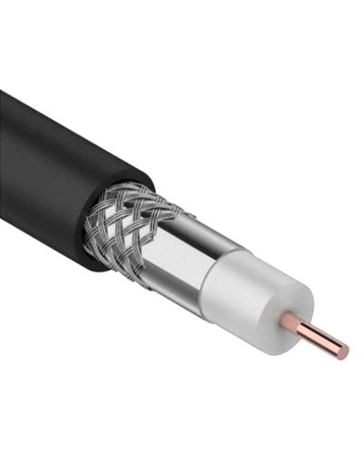 GENERICA RG11 CCS 75Ом FPE PVC черный (CC1-R1F1-119-300-G). Кабель коаксиальный омедненный. IEK в Батайске