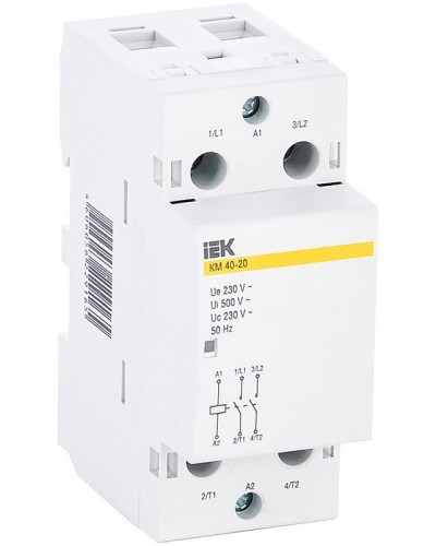 Контактор модульный КМ40-20 AC (MKK11-40-20). Контактор модульный. IEK в Батайске