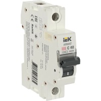 M06N 1P C 40А 6кА ARMAT (AR-M06N-1-C040). Автоматический выключатель. IEK