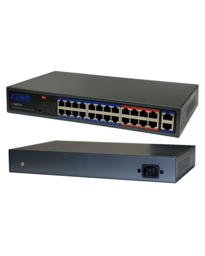 KN-SW2402POE+. Коммутатор с питанием по PoE. KENO в Батайске