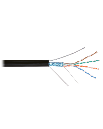 F/UTP 4pair, Cat5e, Solid, Out, SW, PVC (NMC 4905B-BK). Кабель «витая пара» (LAN) для структурированных систем связи. NIKOMAX в Батайске