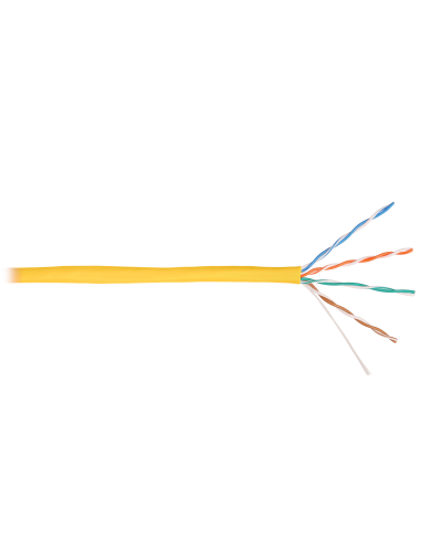 U/UTP 4pair, Cat5e, Solid, In, нг(А)-HF (NMC 9100C-YL). Кабель «витая пара» (LAN) для структурированных систем связи. NIKOMAX в Батайске