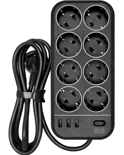 SP-08 USB03AB 3,0 M. Сетевой фильтр. POWERCOM в Батайске