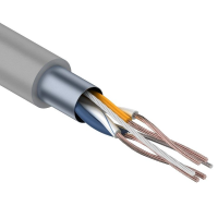F/UTP, CAT 5e, PVC, 2PR, 24AWG, INDOOR, STRANDED, серый, 305м, REXANT (01-0125). Кабель «витая пара» (LAN) для структурированных систем связи. Rexant