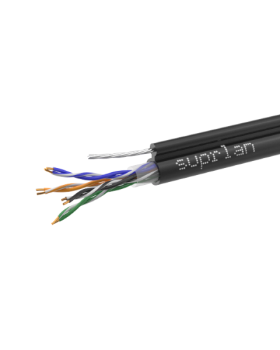 UTP Cat.5e 4x2x0,51 Cu PE Outdoor T-FG8 (трос) Premium (01-0308-1). Кабель «витая пара» (LAN) для структурированных систем связи. SUPRLAN в Батайске