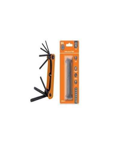Набор ключей TORX раскладной 8шт.: T9-T40, углеродистая сталь Гранит TDM (SQ1020-0211). Набор ключей. TDM ЕLECTRIC в Батайске