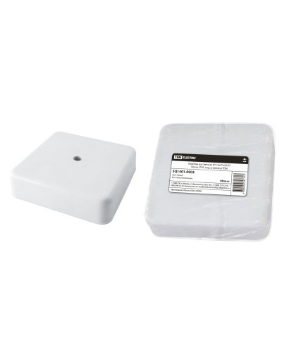 Коробка КР 75х75х20 ОП белая, IP40 (SQ1401-0903). Распаячная коробка. TDM ЕLECTRIC в Батайске