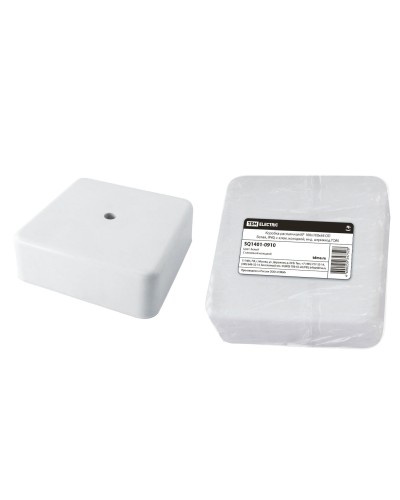 Коробка КР 100х100х44 ОП белая, IP40, с клеммной колодкой (SQ1401-0910). Распаячная коробка. TDM ЕLECTRIC в Батайске