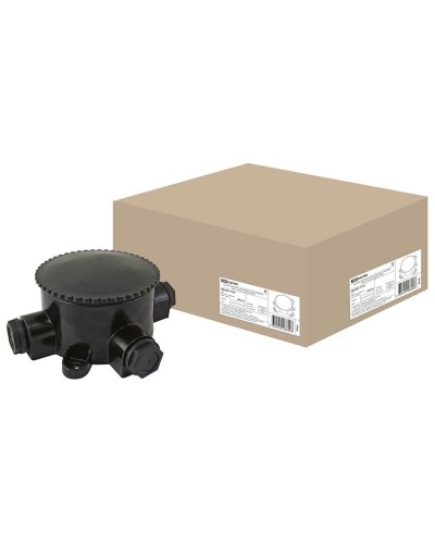 КЭМ 2-660-3 ОП D95мм IP65, 3-х рожковая (карболит) TDM (SQ1401-1101). Коробка электромонтажная. TDM ЕLECTRIC в Батайске