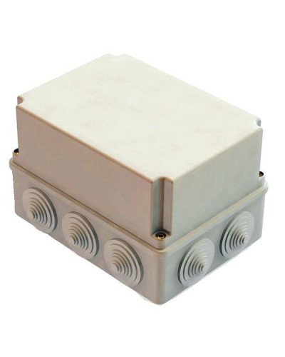 Коробка ОП 190х140х120мм, крышка, IP44, 10 гермовводов (SQ1401-1245). Распаячная коробка. TDM ЕLECTRIC в Батайске