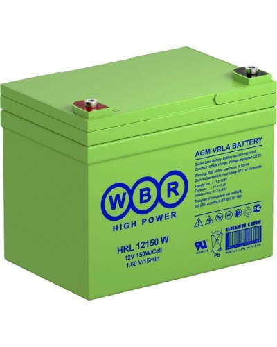 WBR HRL12150W. Аккумулятор герметичный свинцово-кислотный. WBR в Батайске