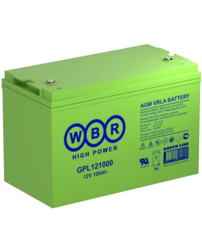 WBR GPL121000. Аккумулятор герметичный свинцово-кислотный. WBR в Батайске