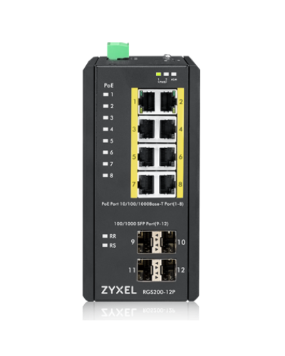 RGS200-12P-ZZ0101F. Промышленный L2 PoE+ коммутатор. ZYXEL в Батайске