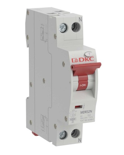YON max MDR, 1P+N, 30mA, 25A, 6kA, А (MDR32N-1N2C25-A). Компактный автоматический выключатель дифференциального тока. ДКС в Батайске