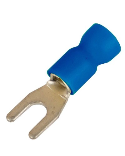 Наконечник вилочный НВИ 1,5-2,5 М4 (D4,3мм) (100 шт) (2B14P-EE-PVC). Наконечник вилочный с изолированным фланцем ПВХ. ДКС в Батайске