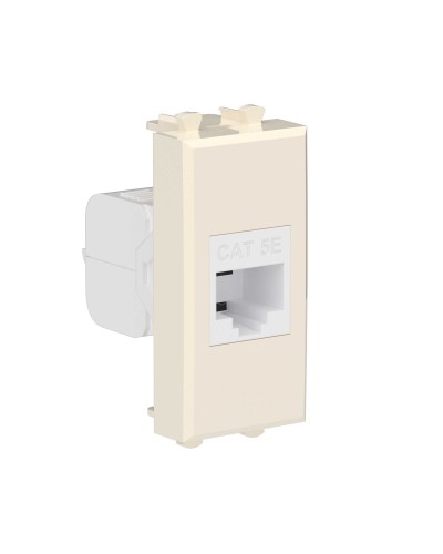 Розетка RJ-45, кат.5E, Avanti, 1 модуль, ванильная дымка (4405661): Розетка компьютерная модульная в Батайске