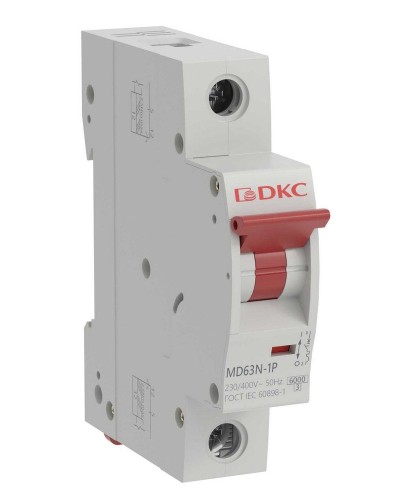 YON max MD63N 1P 6А 6кА C (MD63N-1PC6). Автоматический выключатель. ДКС в Батайске