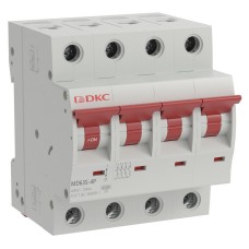 YON max MD63S 4P 10А 4,5кА C (MD63S-4PC10). Автоматический выключатель. ДКС