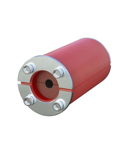 Проходка круглая, нержавеющая, D200х70 мм для кабелей D138-170 мм (DXF311A): Проходка круглая, нержавеющая в Батайске