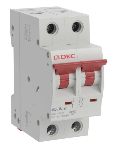 YON max MD63N 2P 16А 6кА C (MD63N-2PC16). Автоматический выключатель. ДКС в Батайске