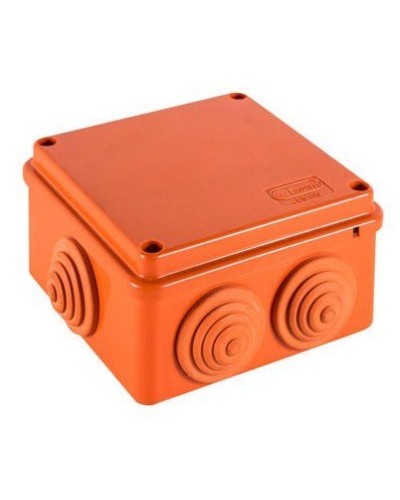Коробка JBS100 100х100х55, 6 вых., 12P (1,5-6мм²) (43507HF). Коробка монтажная, огнестойкая, без галогена. Экопласт в Батайске
